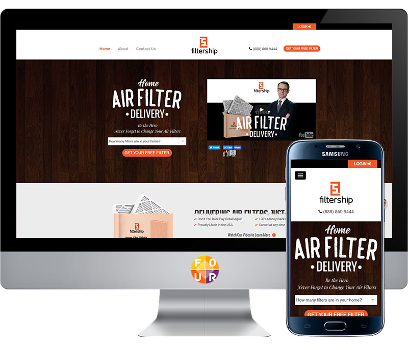 Filtership Website Design