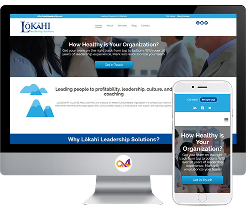 Website Design for Lokahi Leadership