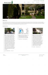 Meadow Brook Design website design