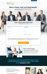 Airdesk Legal Referral page Preview