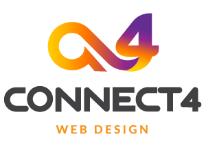 Connect 4 Web Design Logo