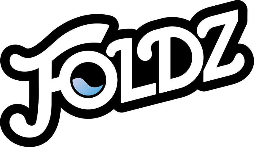 Foldz wash logo design