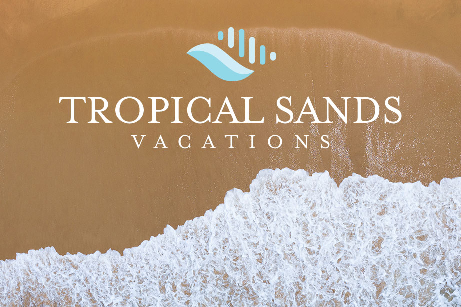 Logo Design Portfolio Tropical Sands Vacations