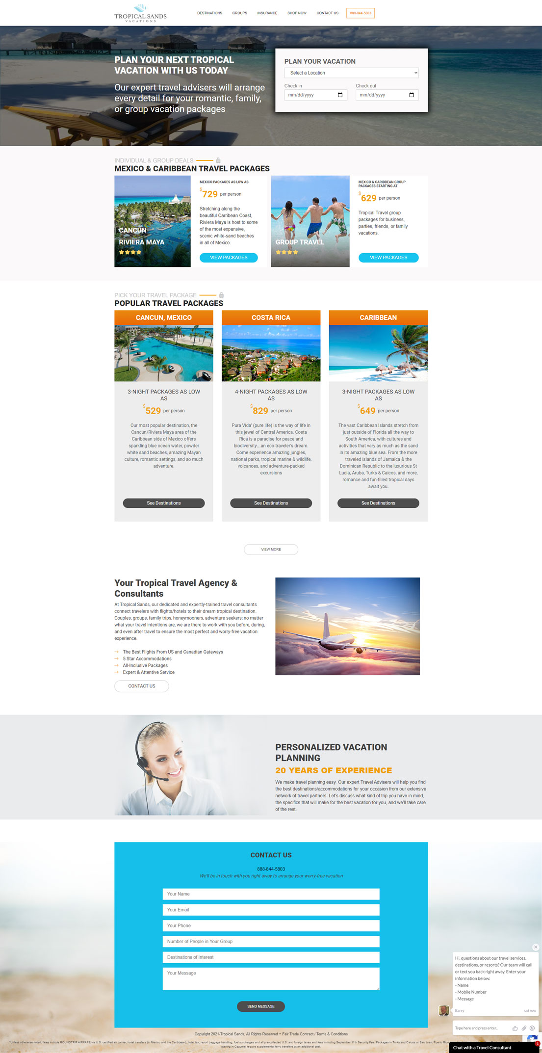 Website Design Home Page