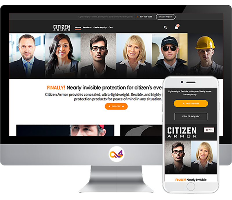 Website Development Portfolio Project Citizen Armor