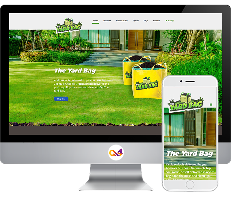 Website Development Project Portfolio Project The Yard Bag homepage