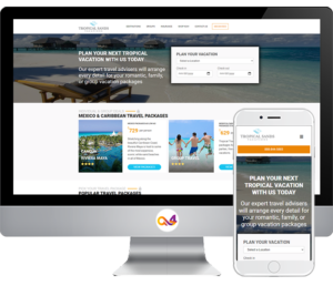 Website Development Portfolio Project Tropical Sands Vacations