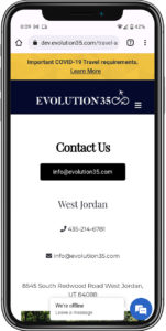Mobile Web Design Contact page Evolution 35