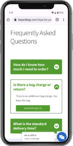 Mobile Web Development The Yard Bag FAQS