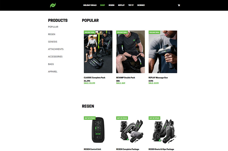 Web Development Custom WooCommerce Shop Page Rapid Reboot