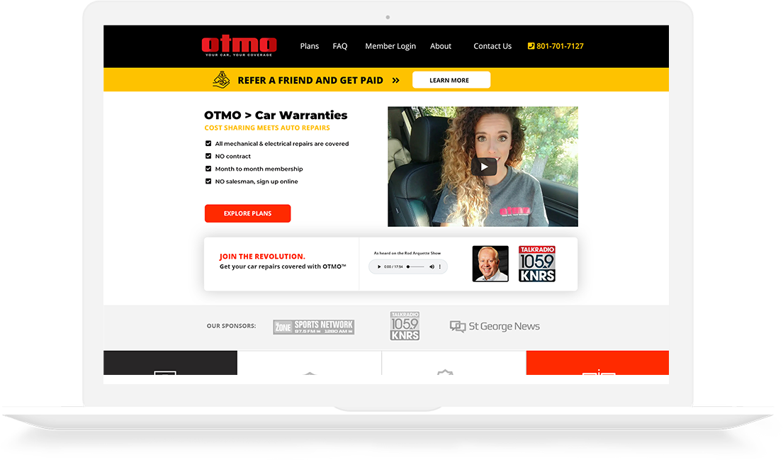 Web Development Homepage OTMO