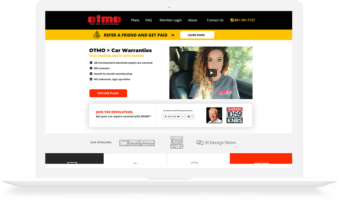 Web Development Homepage OTMO