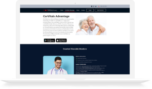 Web Development for the CorVitals product page