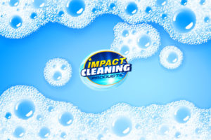 Logo for impact cleaning products web design