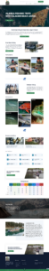 Website Design Alaska Fishing page for Glacier Bear Lodge