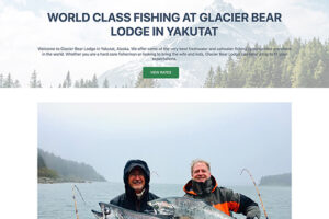 Website Design Project Overview Guided Trips page Glacier Bear Lodge